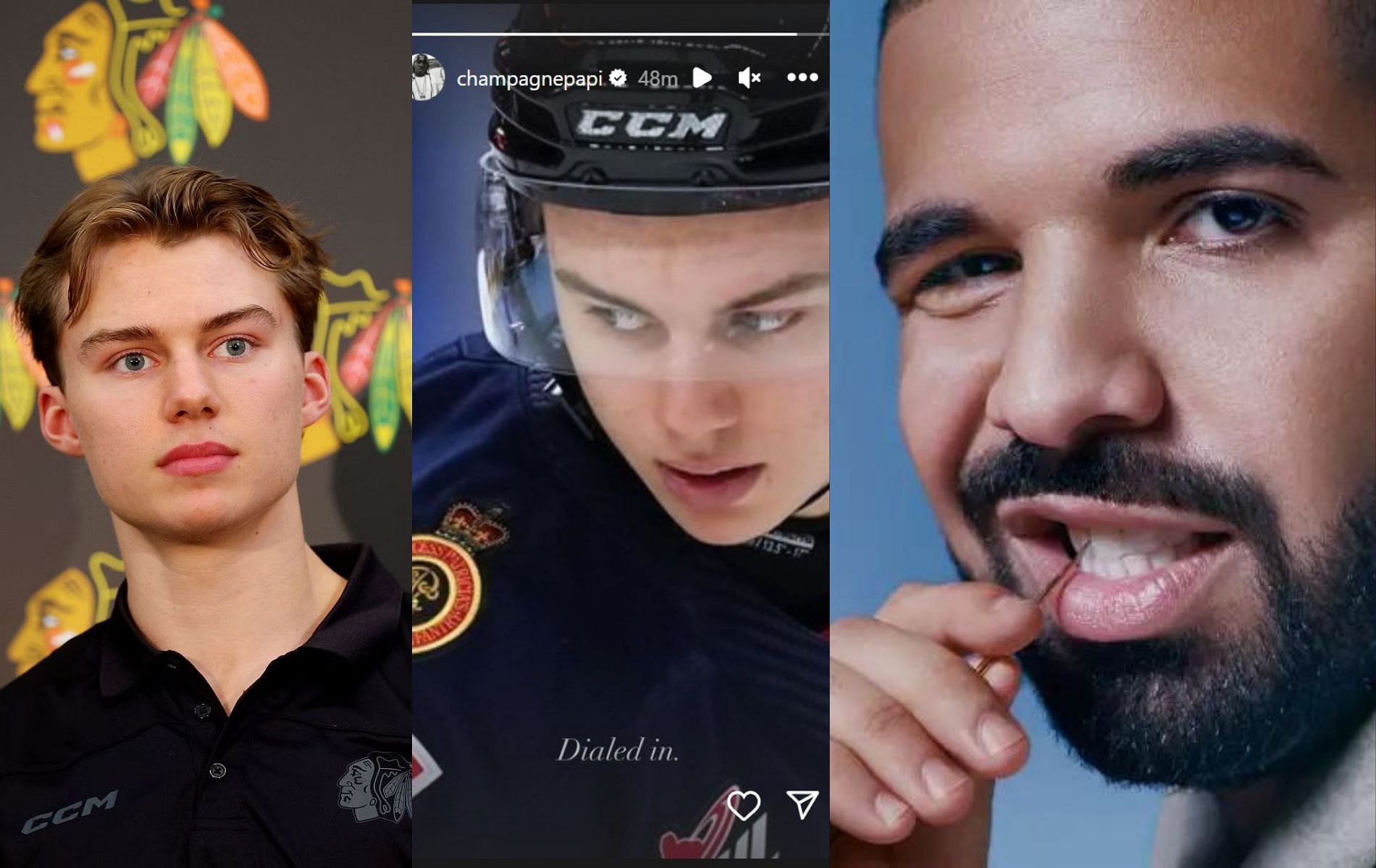 Connor Bedard was elated after Drake shoutout on IG