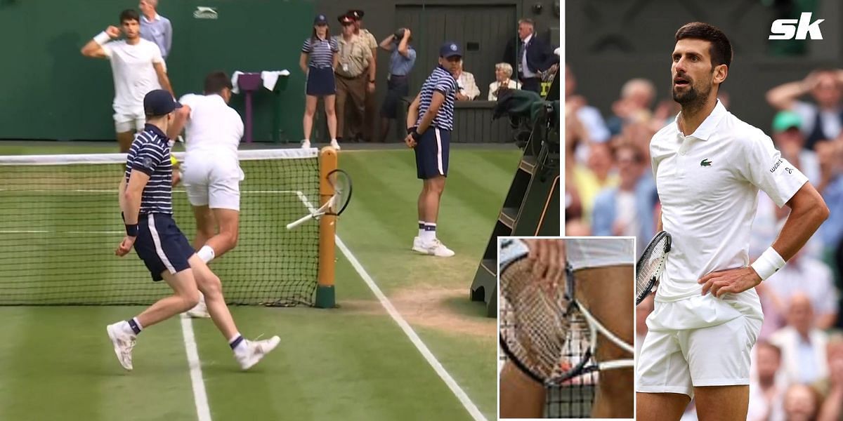 Novak Djokovic receives hefty fine for Wimbledon final racquet smash