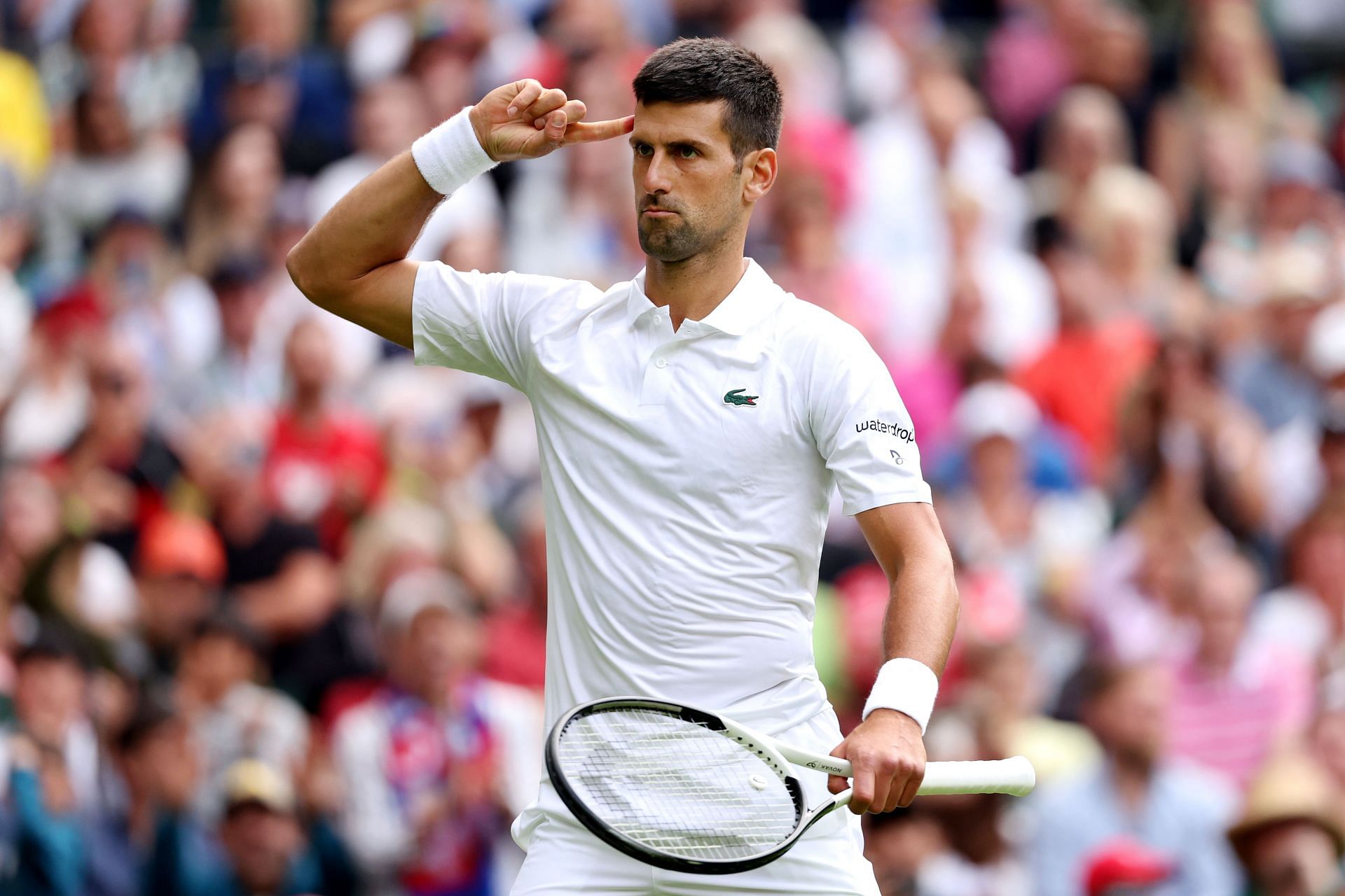 Novak Djokovic advances at Wimbledon 2023
