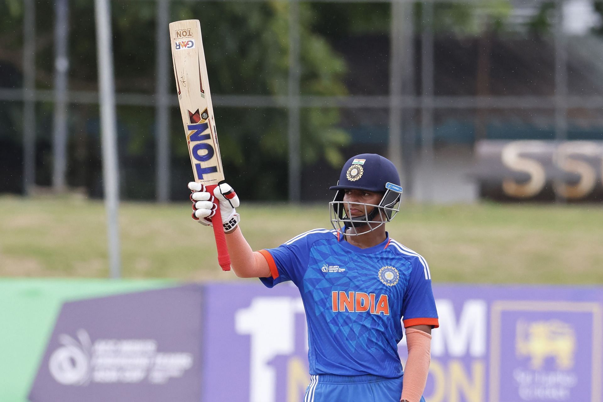 Yash Dhull scored an unbeaten century in India A&#039;s opening game of the Emerging Asia Cup. [P/C: BCCI]
