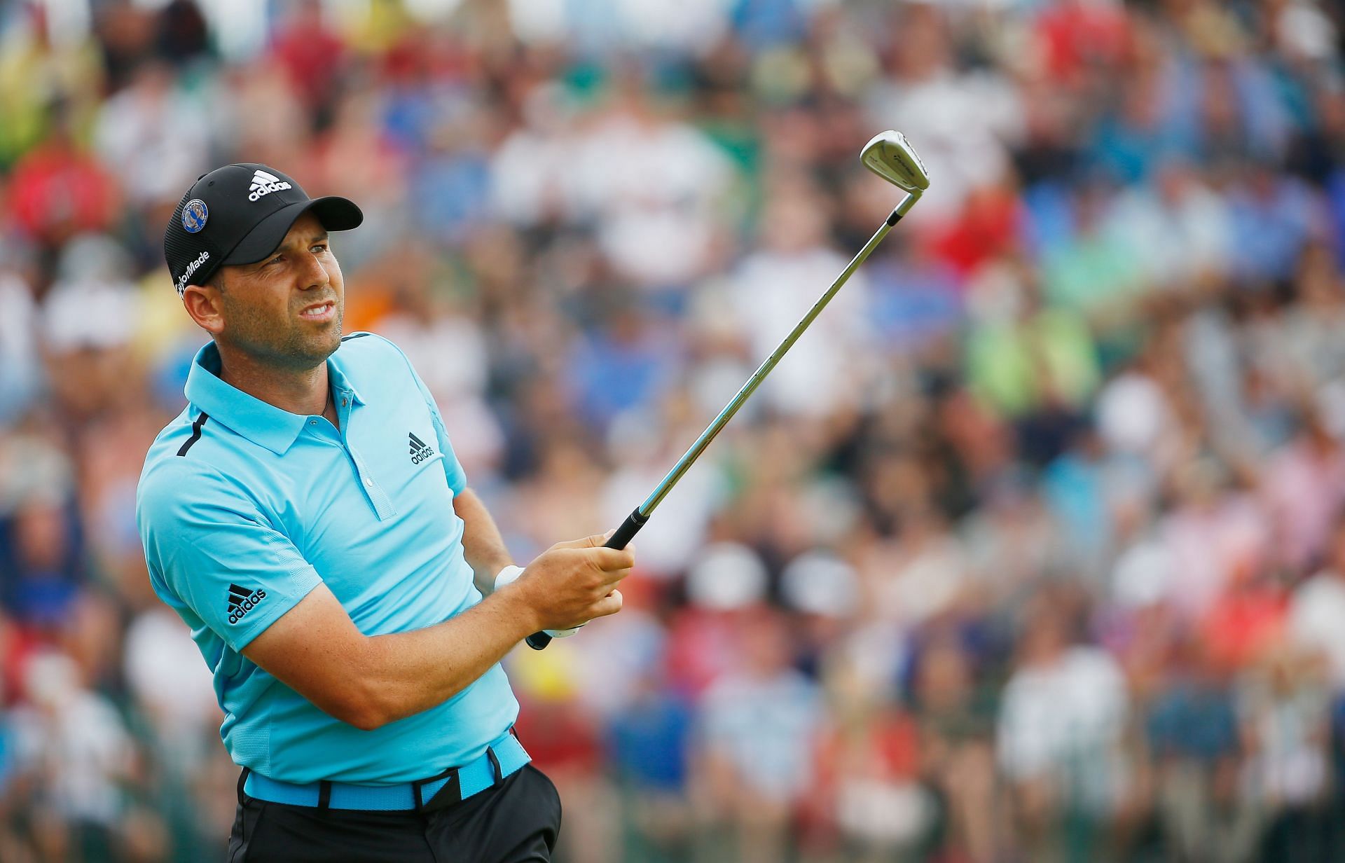 Sergio Garcia at the 143rd Open Championship 2014 (via Getty Images)