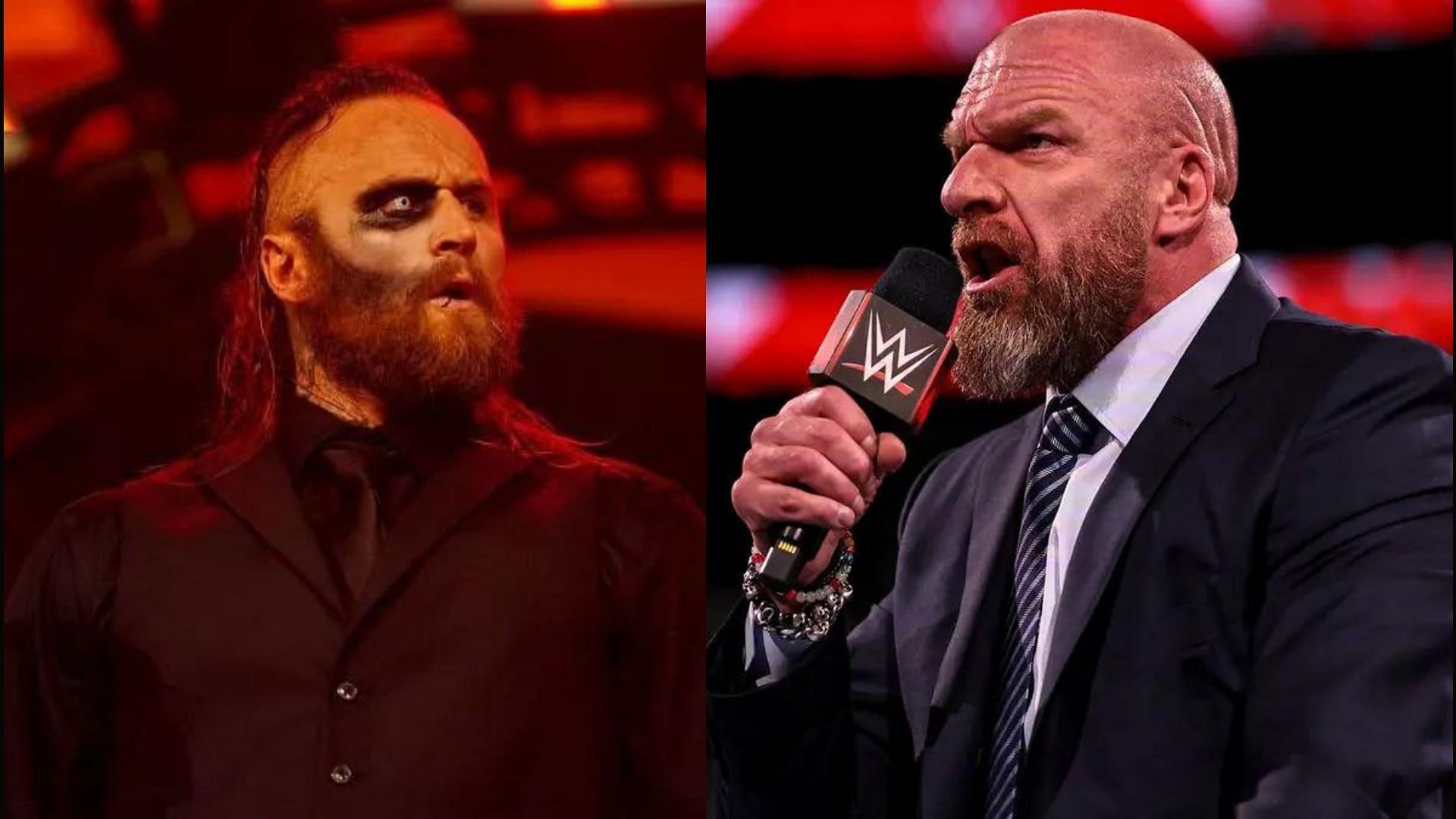 Triple H and Aleister Black both worked with one another in NXT