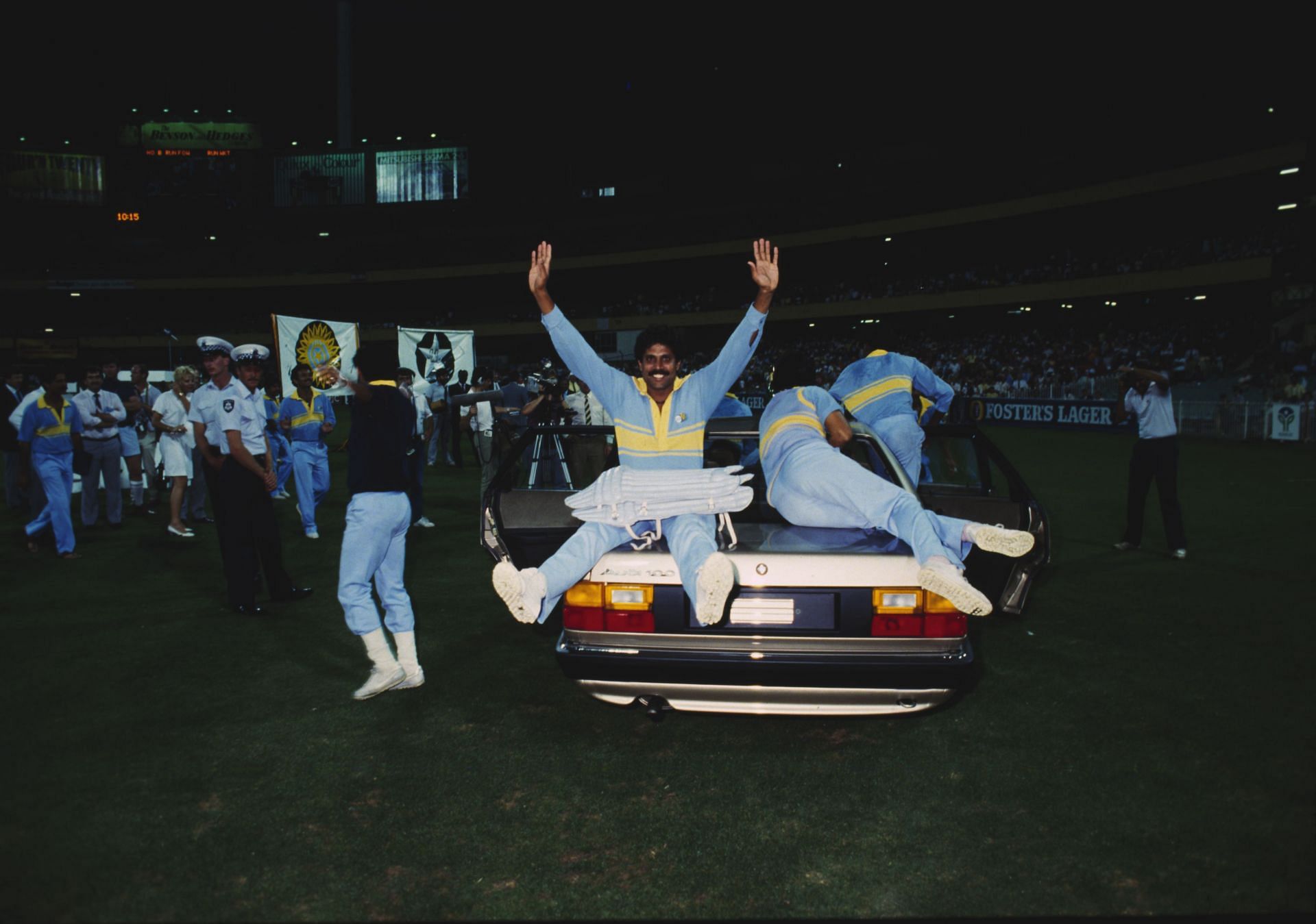 The Indian team won the 1985 World Championship of Cricket by defeating Pakistan in the final. (Pic: Getty Images)