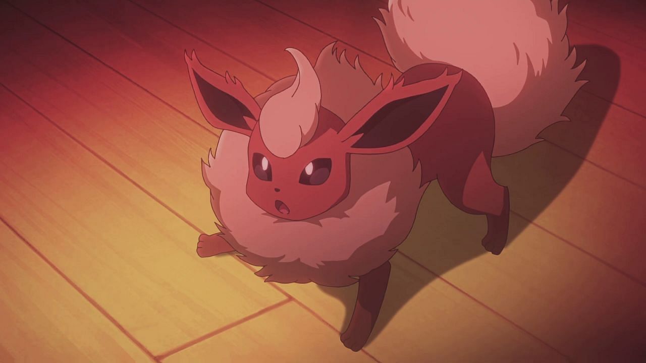 Flareon as seen in Pokemon Evolutions (Image via The Pokemon Company)