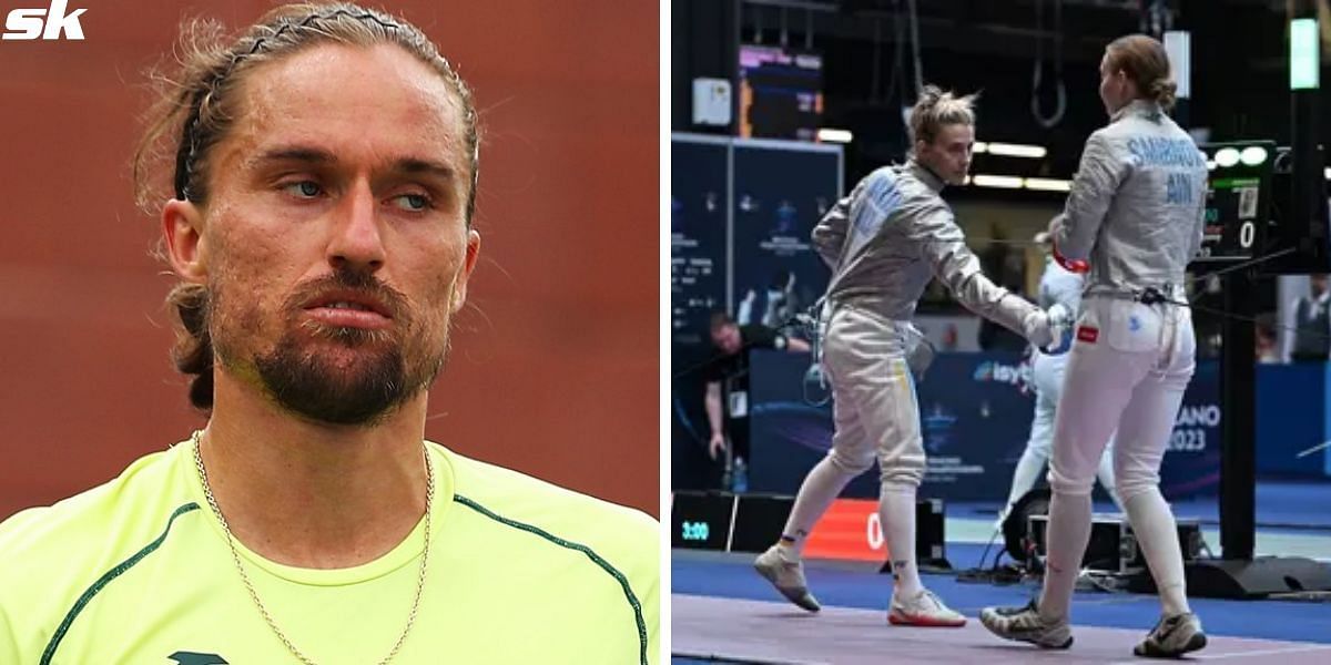 Alexandr Dolgopolov expressed resentment after Russian fencer demanded disqualification of her opponent over refused handshake