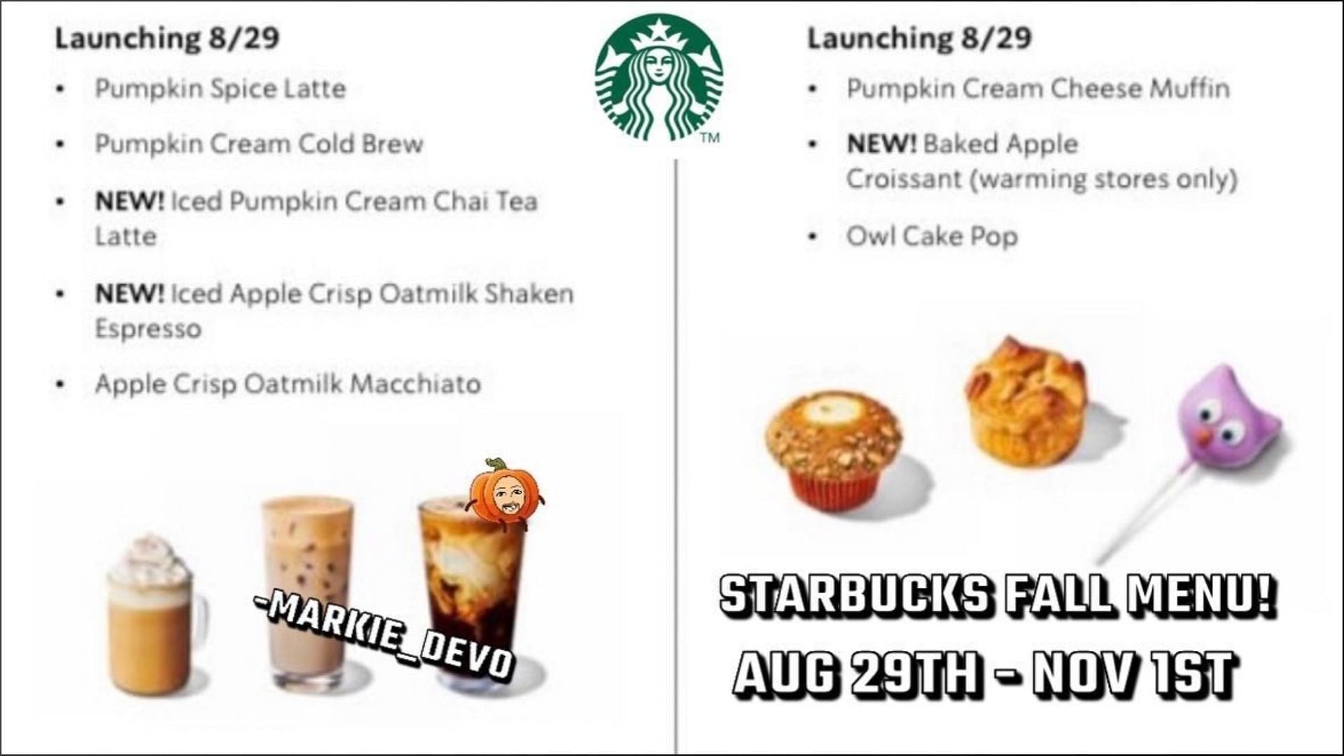 Starbucks' 2023 Winter Menu Has Apparently Been Leaked
