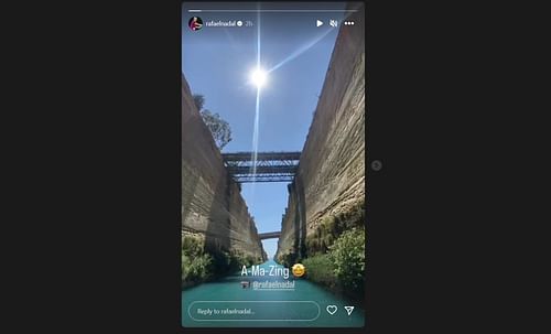 Rafael Nadal via Instagram stories.
