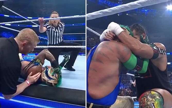 WWE possibly faked Rey Mysterio's injury on SmackDown for a weird reason