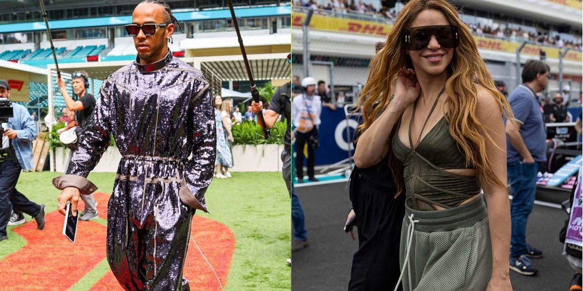 Fans predict Lewis Hamilton masterclass, with Shakira currently in London