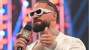 Seth Rollins shares a message after getting busted open during World Heavyweight Championship title defense