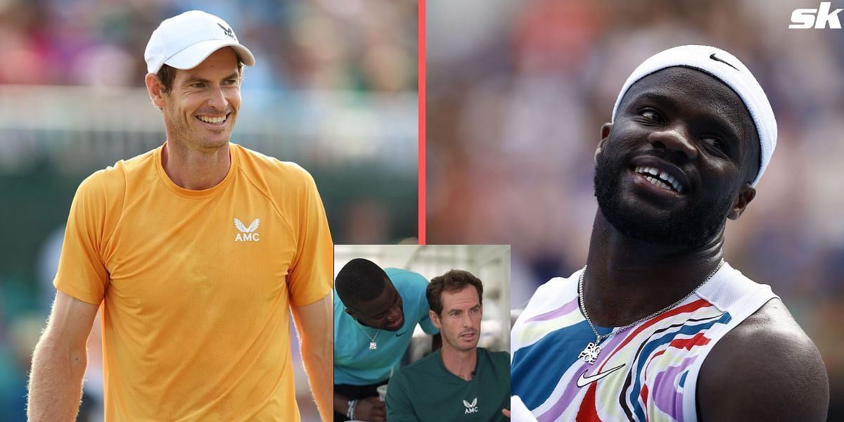 Andy Murray (L); Frances Tiafoe (R) crashes Brit