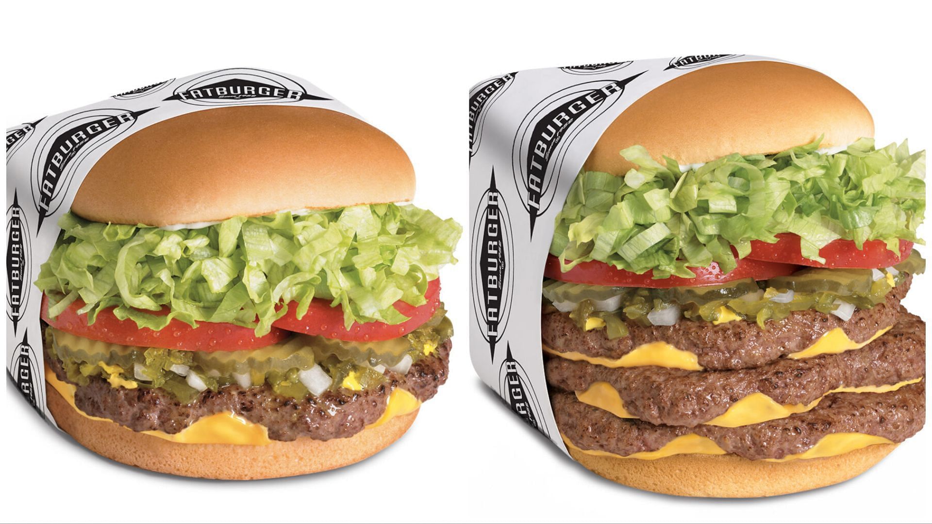 There are four different sizes of burgers available (Image via Fatburger)