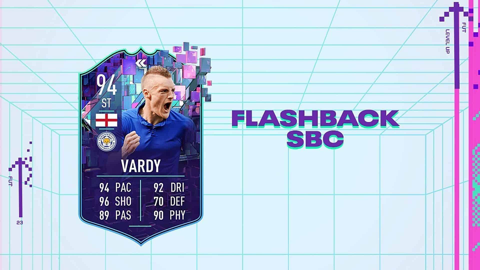 The Jamie Vardy Flashback SBC is now available in FIFA 23 Ultimate Team (Image via EA Sports)