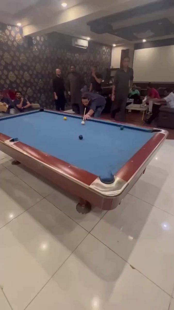 WATCH Babar Azam takes on Shahid Afridi in a game of snooker
