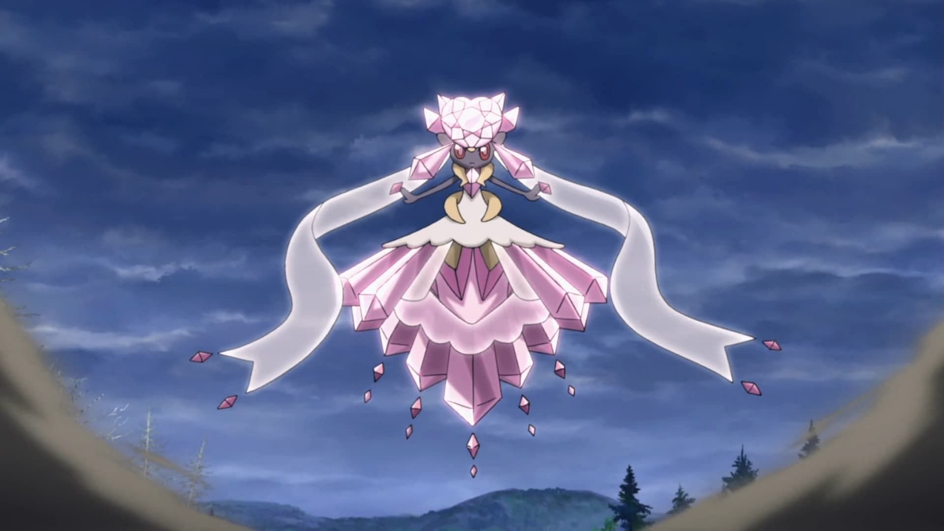 Mega Diancie in the Anime (Image via The Pokemon Company)