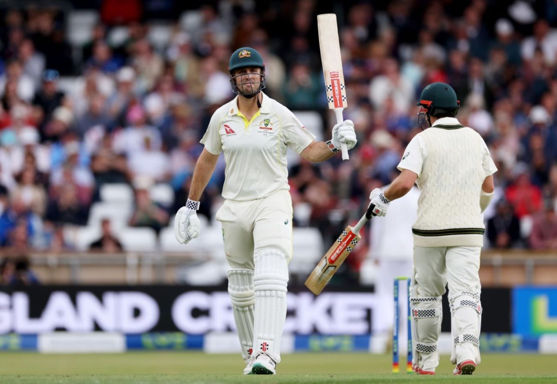 Mitchell Marsh scored a sensational century in the first innings of the third Test