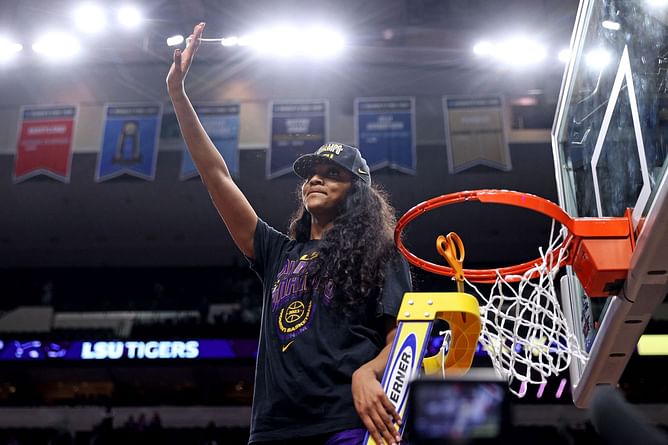 Angel Reese's "natty" celebrations have a new challenger in Madison Booker as the Texas star eyes a championship title in the upcoming season