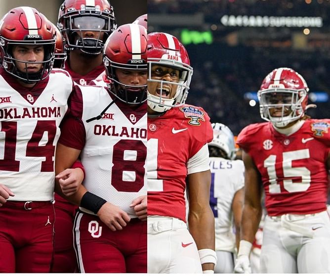 Top 10 college football teams of all time ft Alabama Crimson Tide, Oklahoma Sooners and more