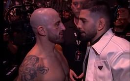 Alexander Volkanovski discloses what he said to Ilia Topuria in cage-side face-off at UFC 290