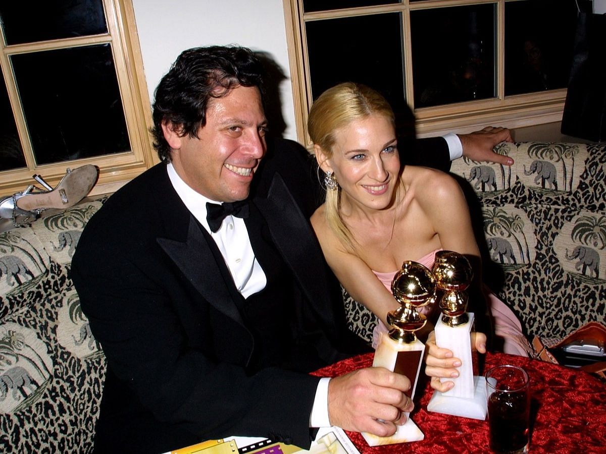 Sarah Jessica Parker with Darren Star (Image via Wireimage)