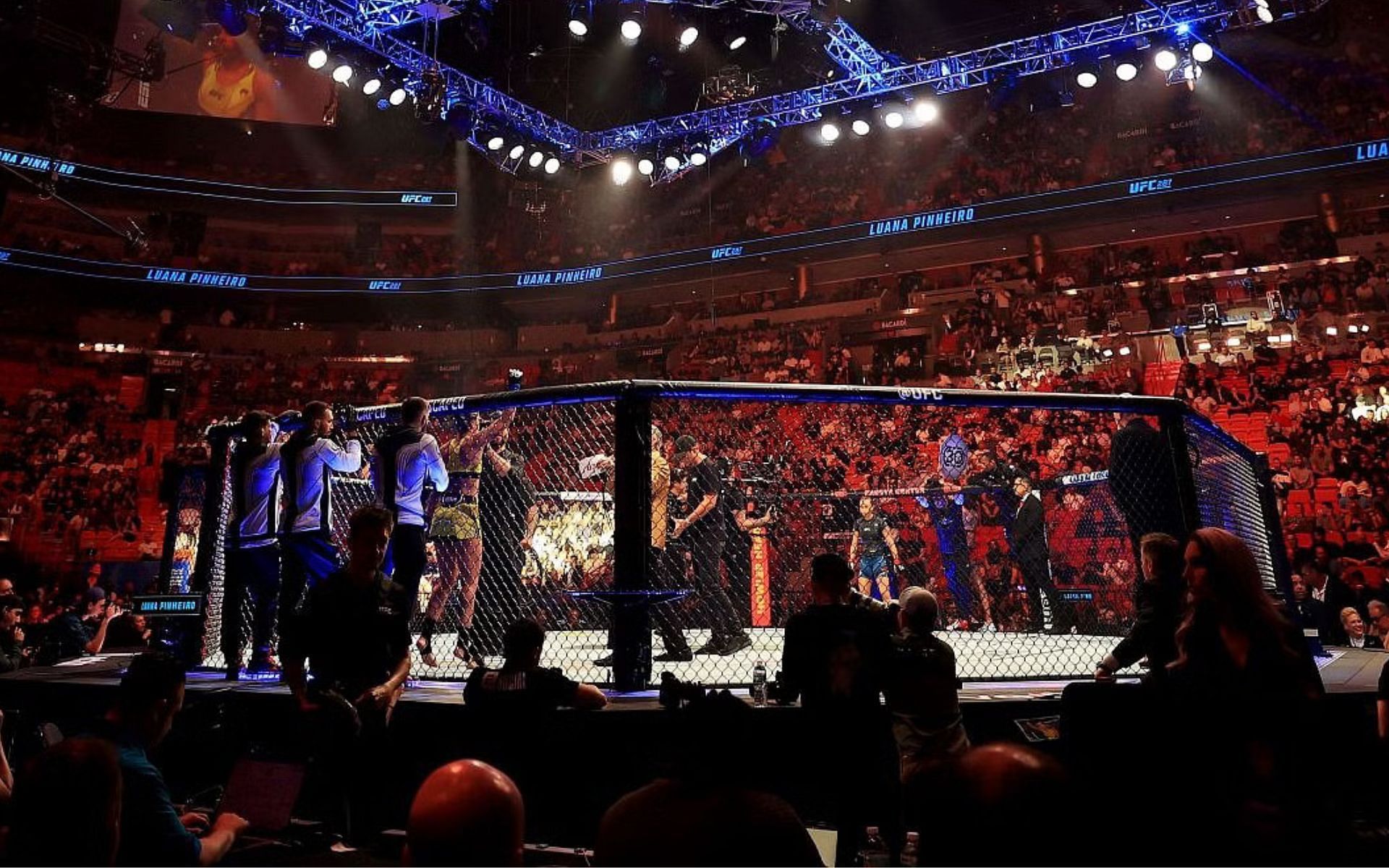 The UFC Octagon [Image courtesy @getty images]