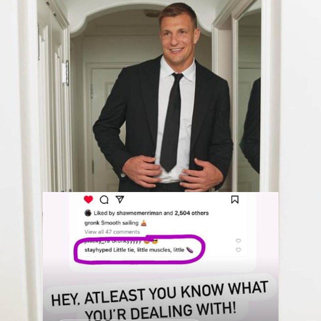 Mojo Rawley may have made a sly comment about Gronk, but his response was epic.