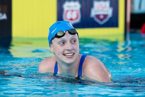 Katie Ledecky now owns the top 15 finishing times in women's 1500m freestyle