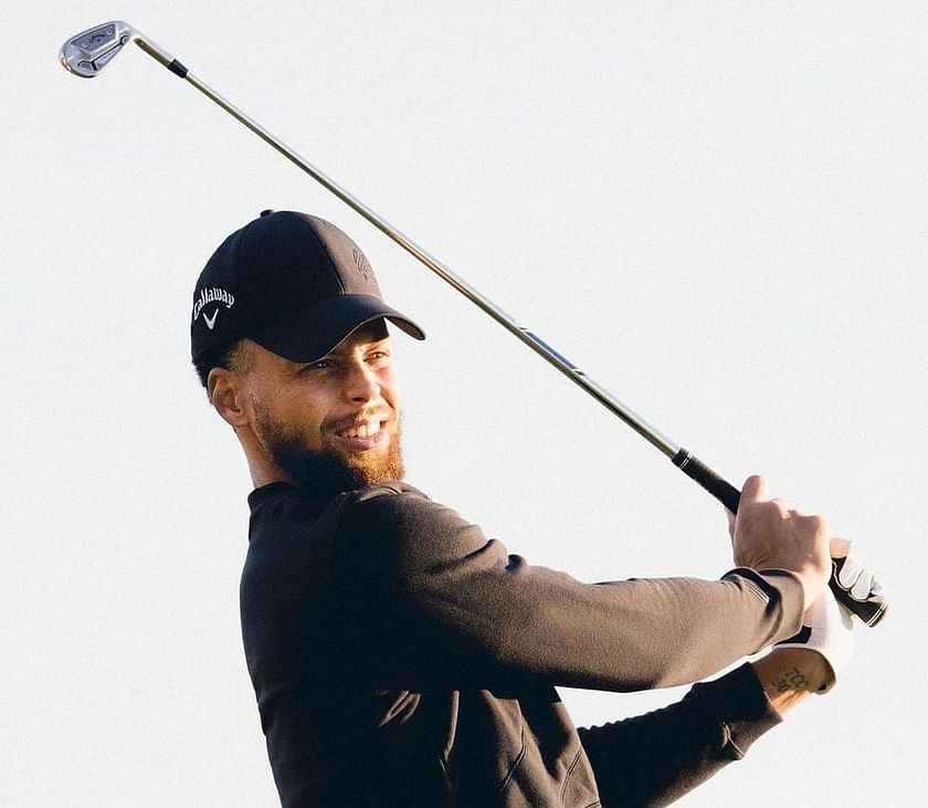 Stephen Curry at the Underrated Golf tour at Firestone CC