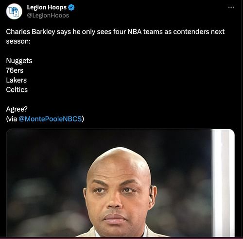 Charles Barkley's 2024 contenders