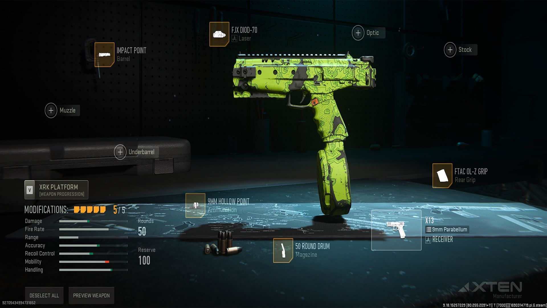 Best X13 loadout in Warzone 2 (Image via Activision)