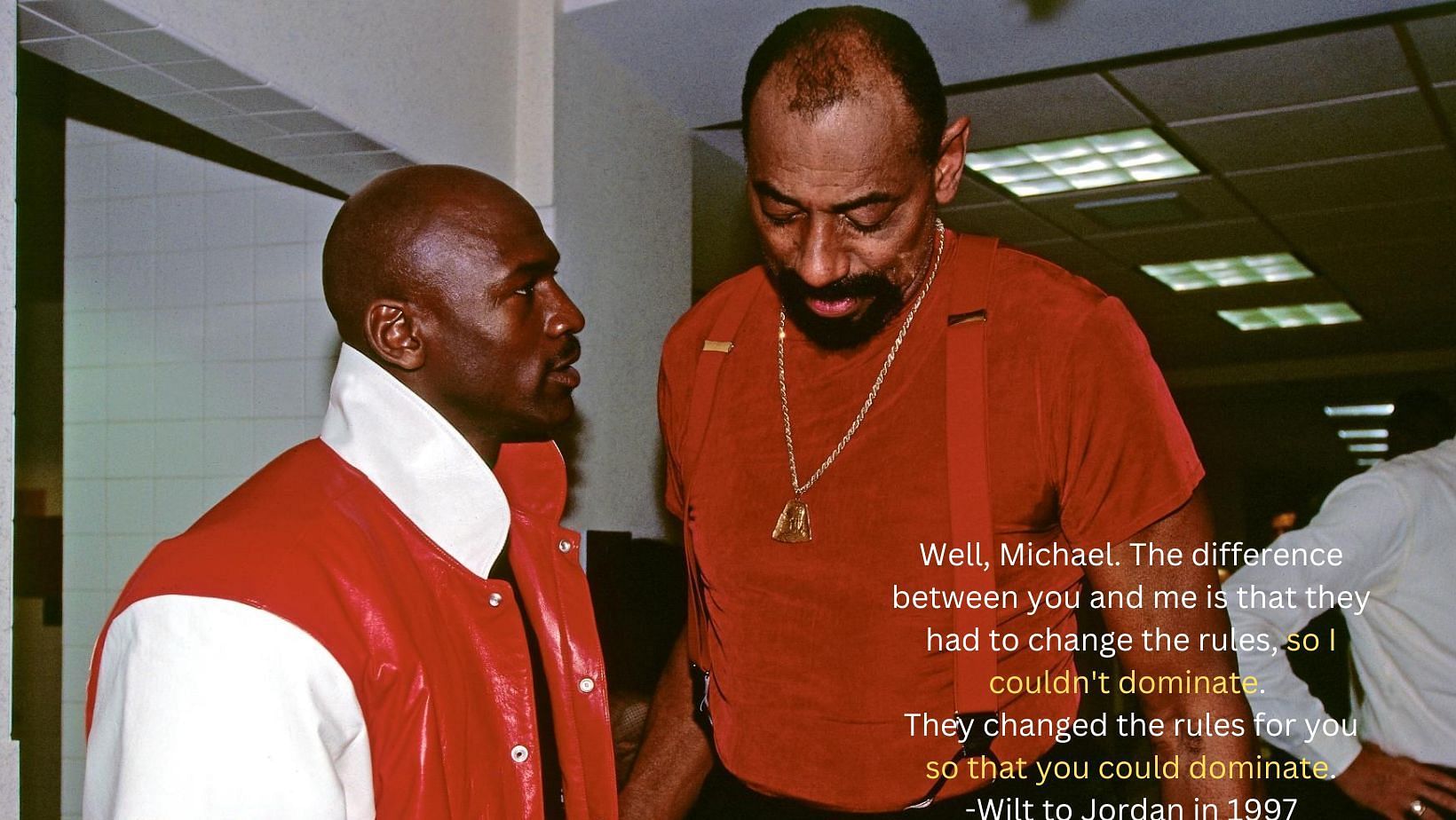 Wilt Chamberlain put himself over Michael Jordan in the GOAT conversation.