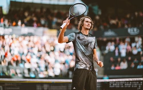 Alexander Zverev at the Hamburg European Open