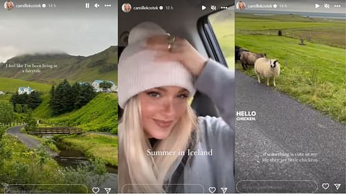 Image Credit: Camille Kostek's Instagram Story