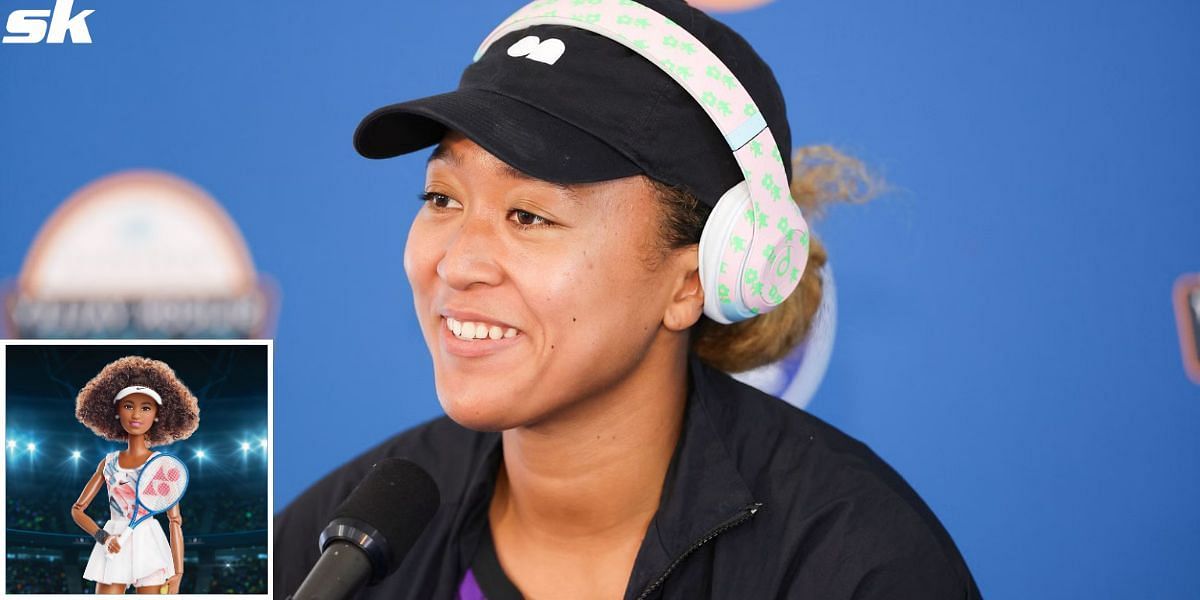 Naomi Osaka reacts to fan taking her Barbie doll to the cinema