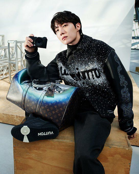 Watch J-Hope sparkle and shine in Louis Vuitton's new Men's Fall