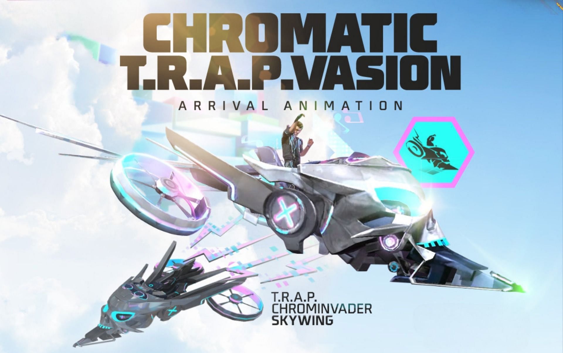 New arrival animation and skywing are available in Free Fire MAX (Image via Garena)