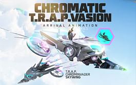 How to get Chromatic T.R.A.P.vasion arrival animation and T.R.A.P. Chromainvader Skywing in Free Fire MAX