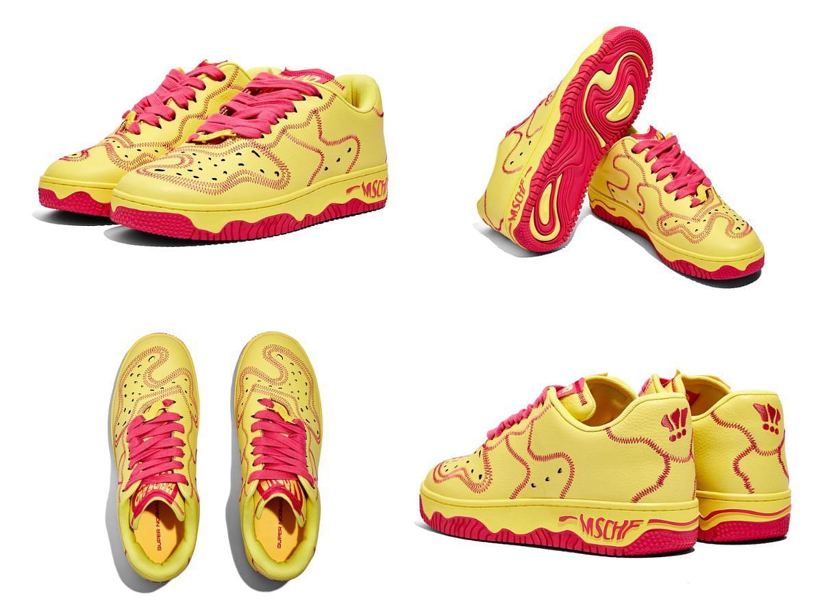 Here&#039;s a detailed look at the Super Normal 2 Raspberry Lemonade sneakers (Image via Sportskeeda)