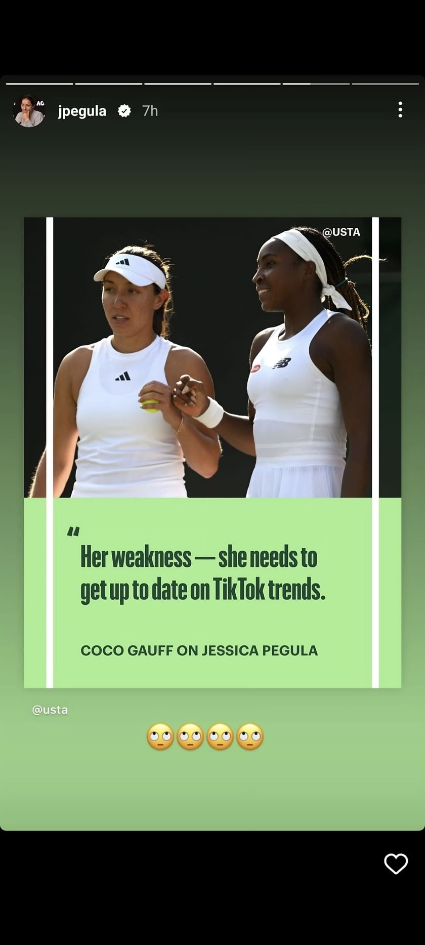 “She needs to get up to date on Tiktok trends” Coco Gauff teases