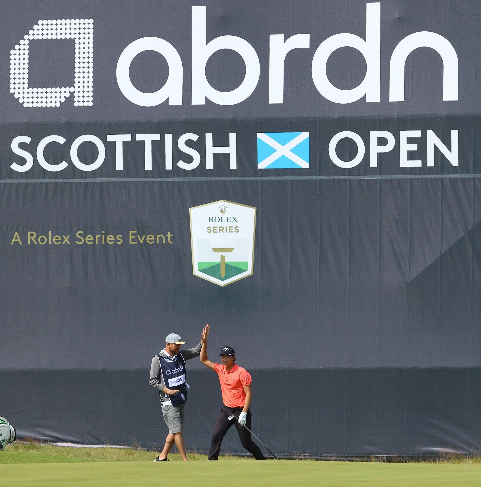 Min Woo Lee at the 2021 Genesis Scottish Open (Image via Getty).