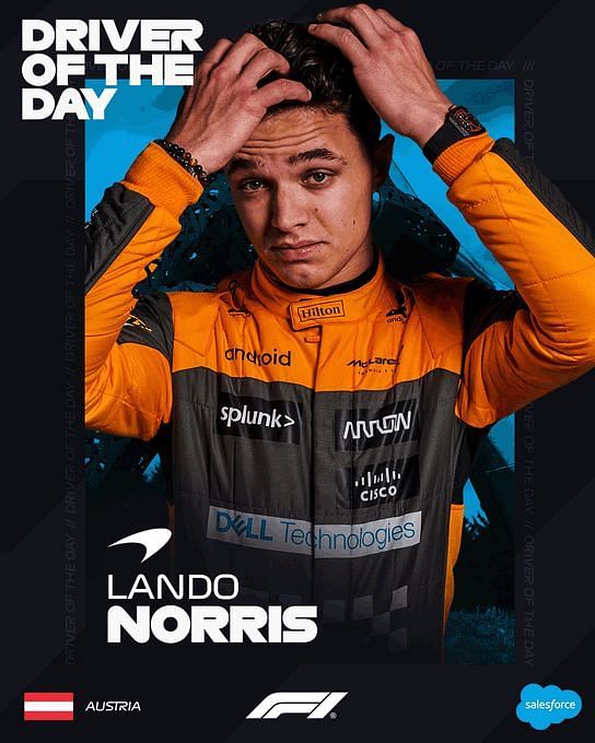 Who was the Driver of the Day at the F1 Austrian GP?