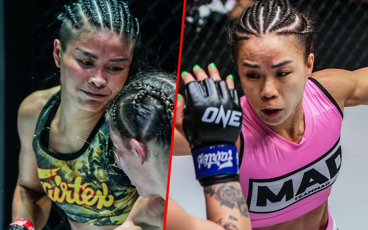 Stamp Fairtex and Ham Seo Hee. [Image: ONE Championship]