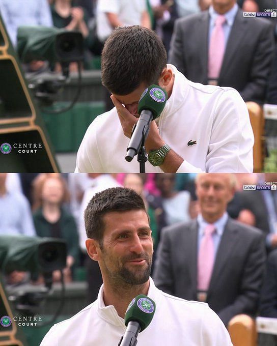 "Hero" Novak Djokovic's heartfelt speech after Wimbledon loss earns