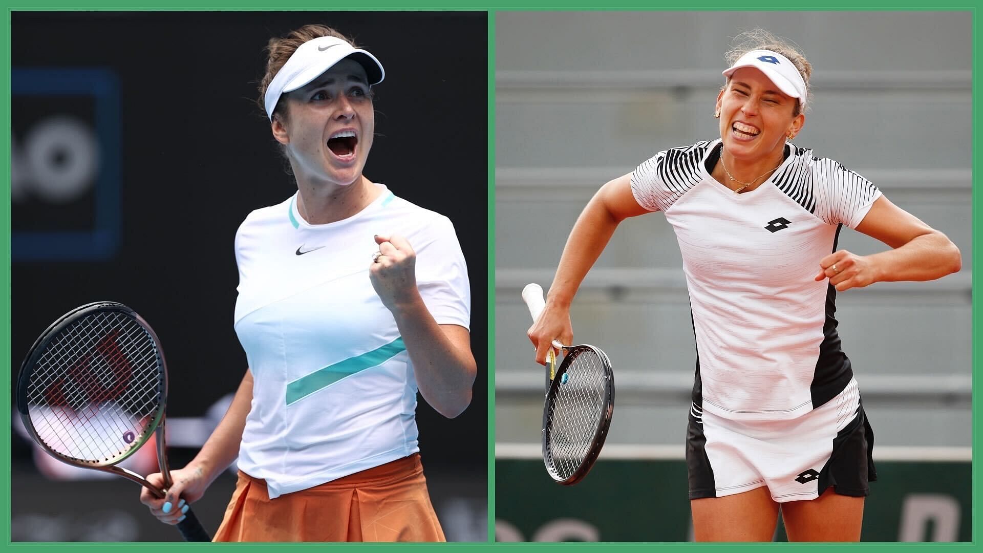 Elina Svitolina vs Elise Mertens is one of the second-round matches at the 2023 Wimbledon.