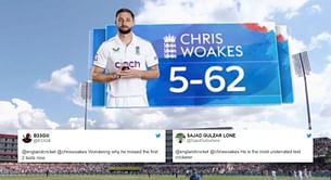 “Wondering why he missed the first 2 Tests” – Fans erupt as Chris Woakes takes fifer in 4th Ashes Test