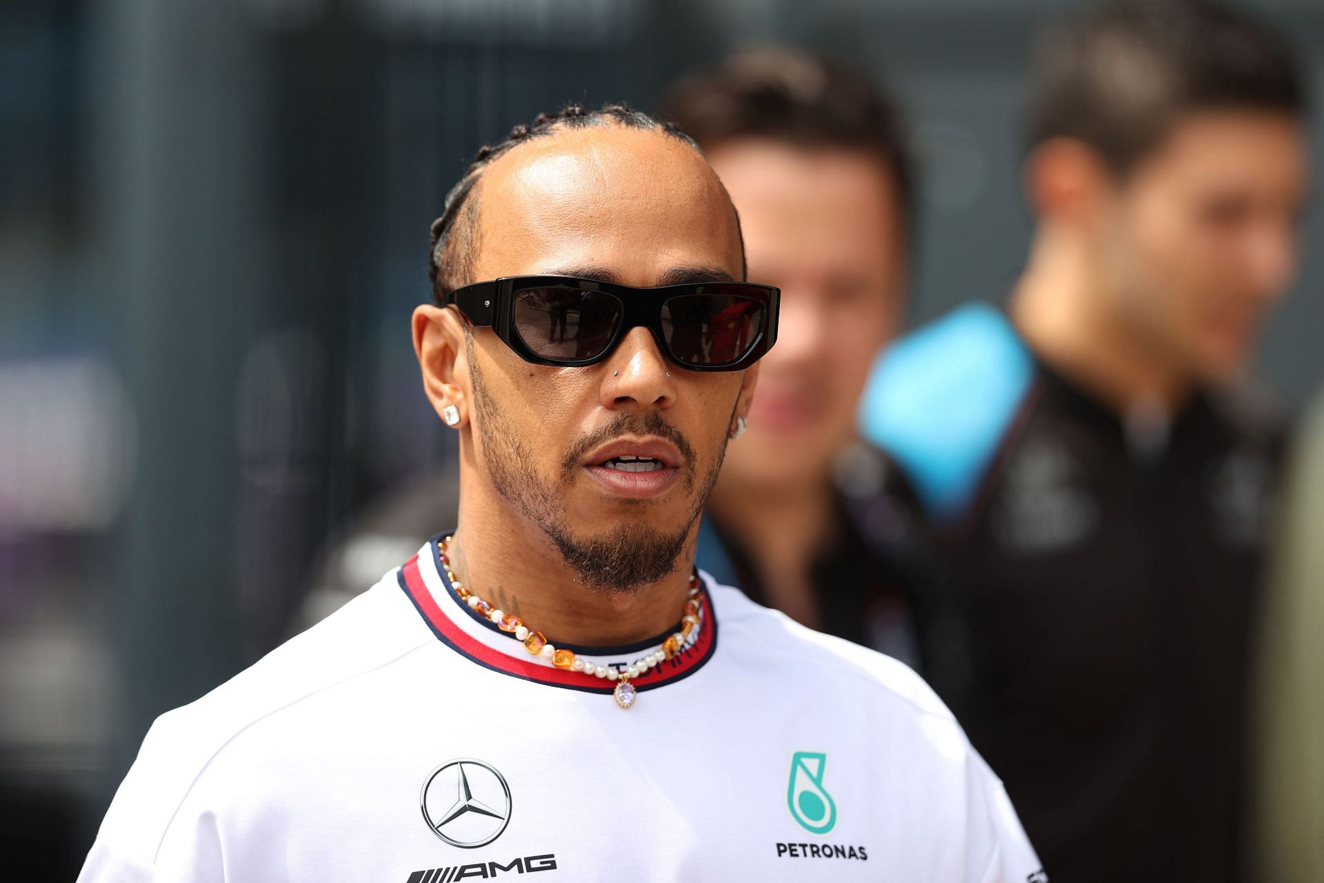 Lewis Hamilton and Alex Albon address the ongoing threat of protestors ...