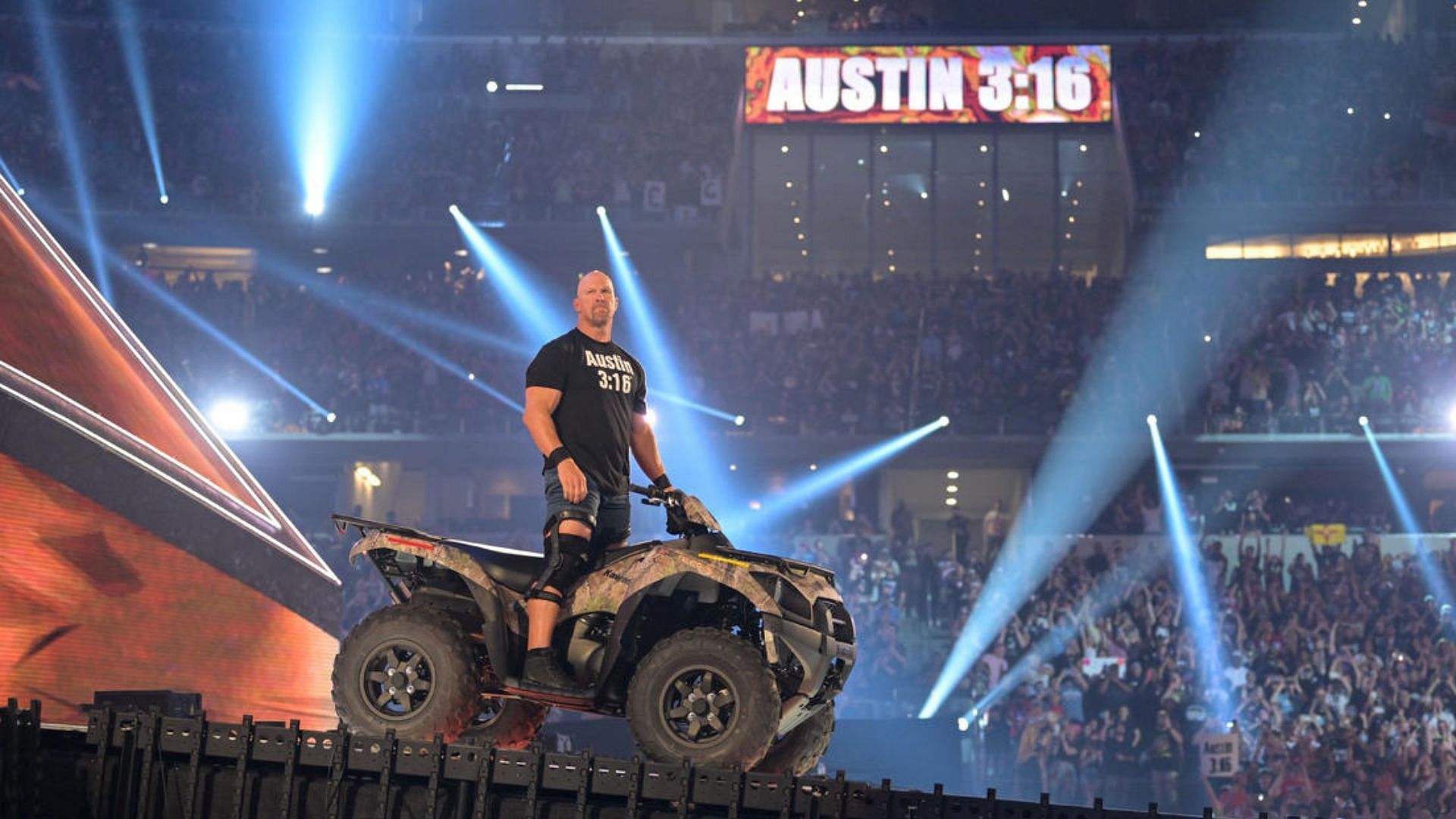 Steve Austin competed at WrestleMania 38!