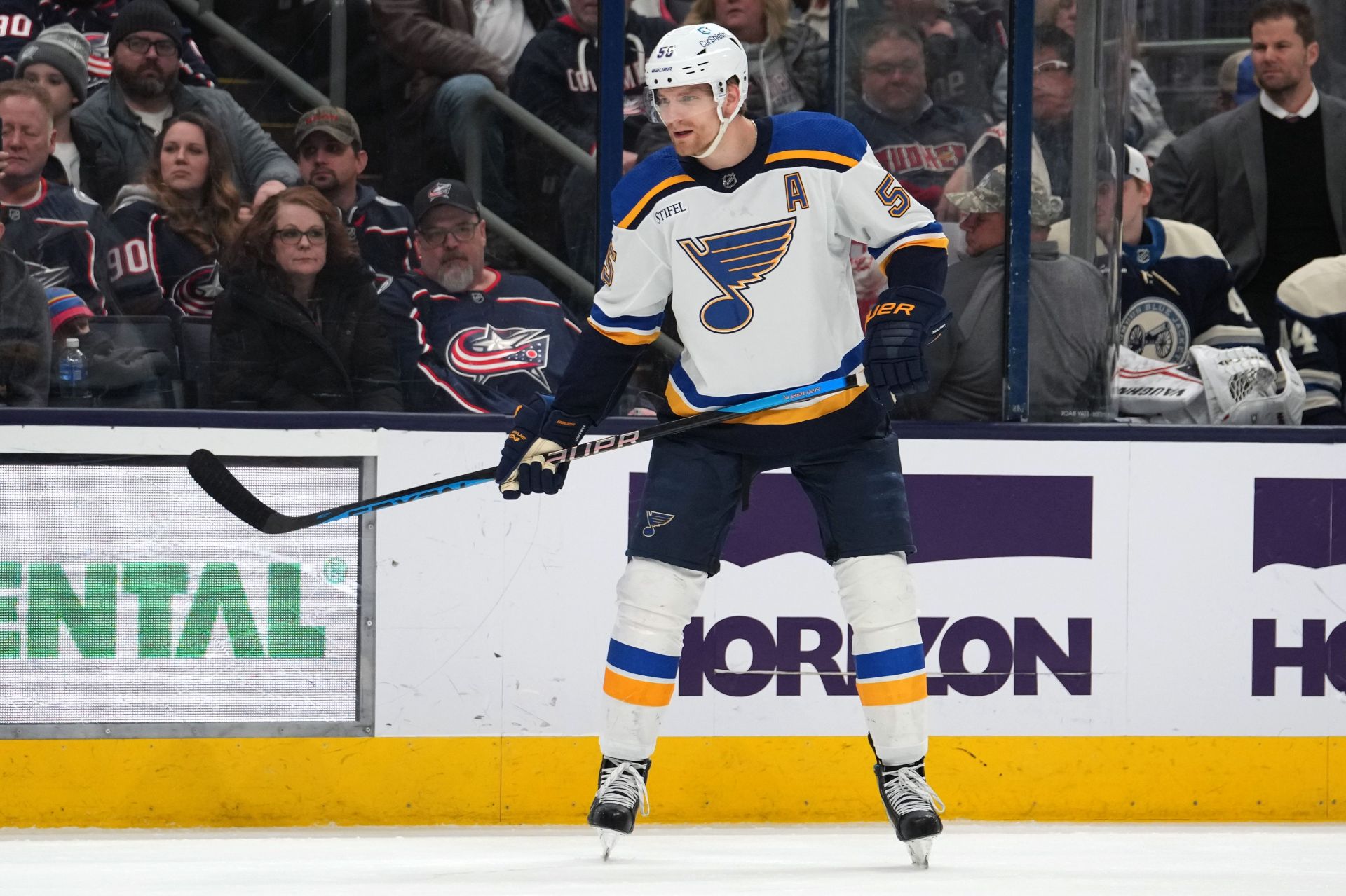 Colton Parayko, St Louis Blues v Columbus Blue Jackets