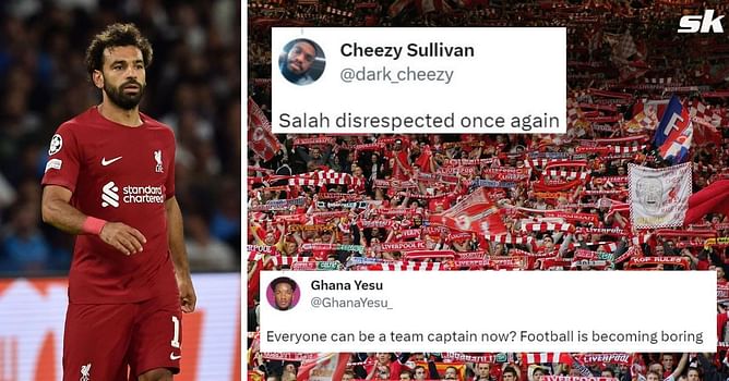 “Salah disrespected once again”, “This isn’t right” - Liverpool fans unhappy as Reds name new captain and vice-captain