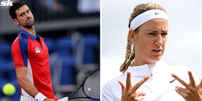 "Djokovic would’ve been kicked out from the competition for this" - Tennis fans react to Victoria Azarenka accidentally hitting fan during Wimbledon